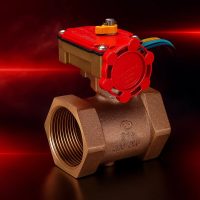شیر پروانه‌ای شیاردار با گیربکس و سوئیچ اعلام وضعیت مدل GLR300T